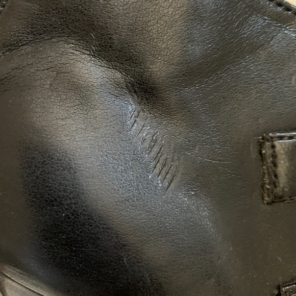 GUESS Black Leather Buckle High Heel Bootie Shoes Women’s NWOT Size 7 - Picture 12 of 12